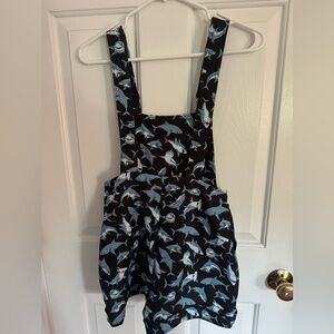 Blackmilk Mr Shark Short Overalls